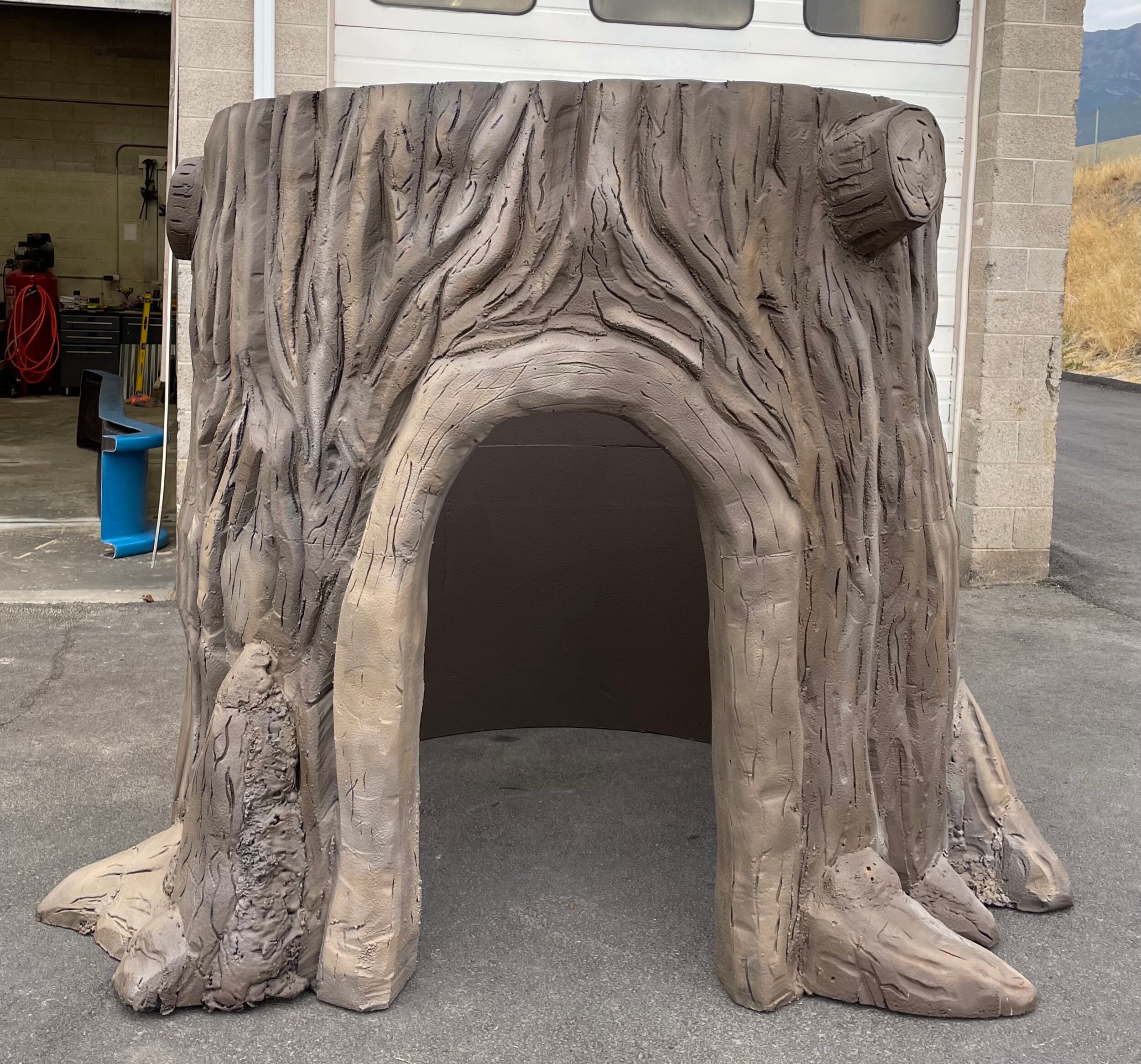 Faux Tree Stump Etsy