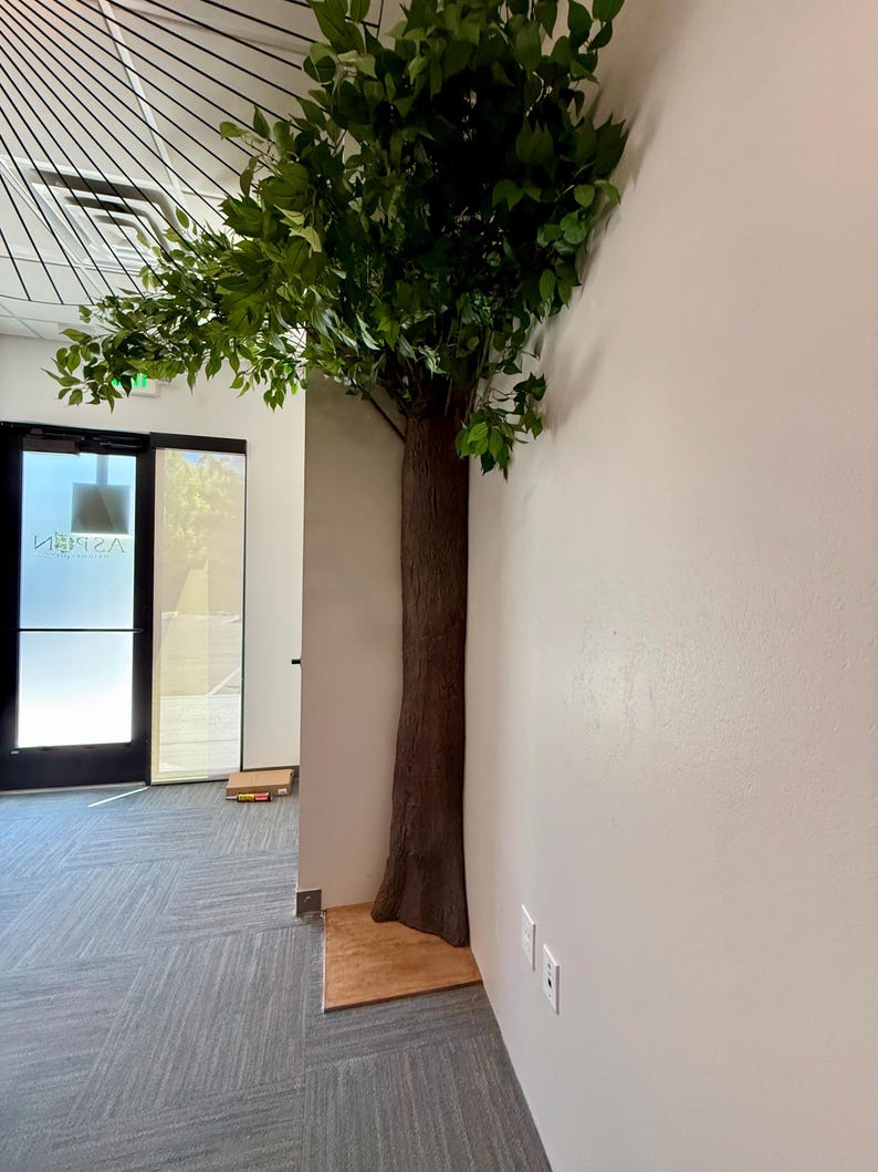 Rectangular Tree Faux Realistic Faux Tree - Etsy