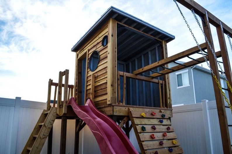 Jungle Gym Playhouse by Playscapes Studios Etsy