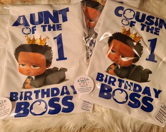 boss baby birthday shirts