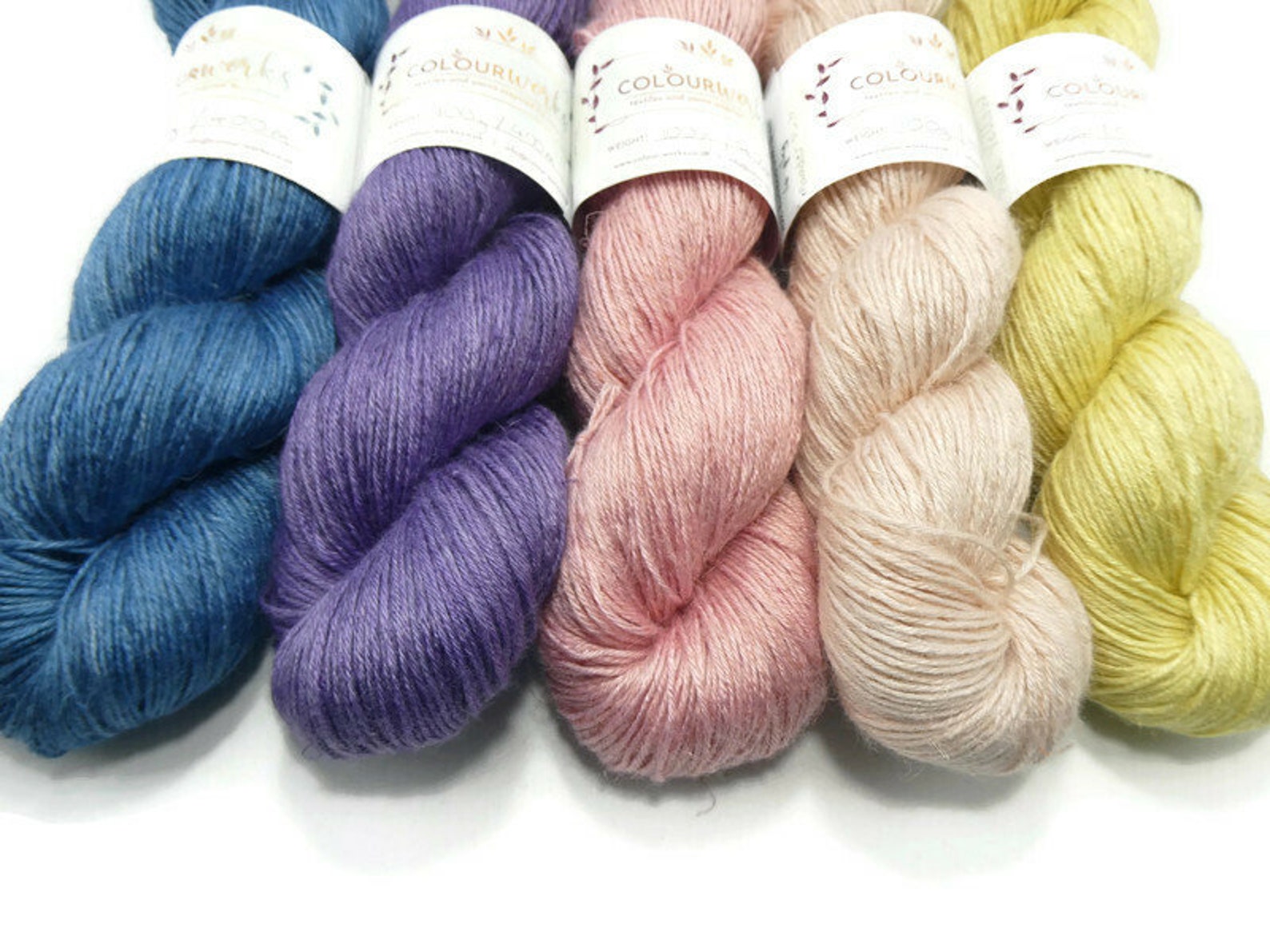 Vegan 4 ply Yarn Bamboo and Linen Etsy