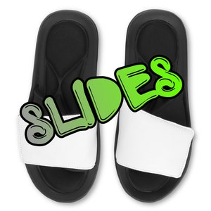 blank sublimation slide sandals