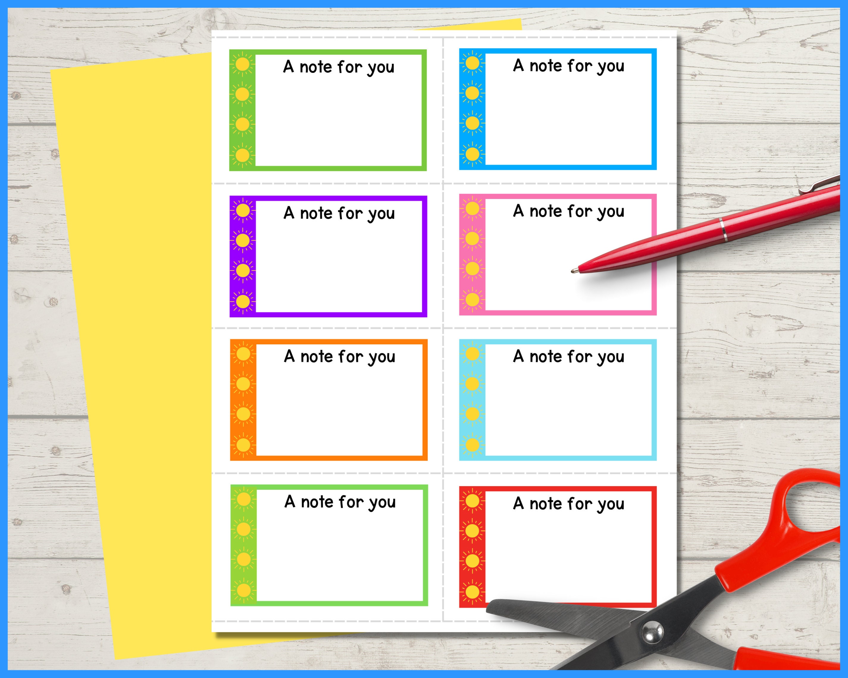 24 Printable Summer Lunch Box Notes for Kids Printable Digital Download