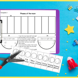 Solar System Planets and Space Foldable Sequencing Activity Printables ...