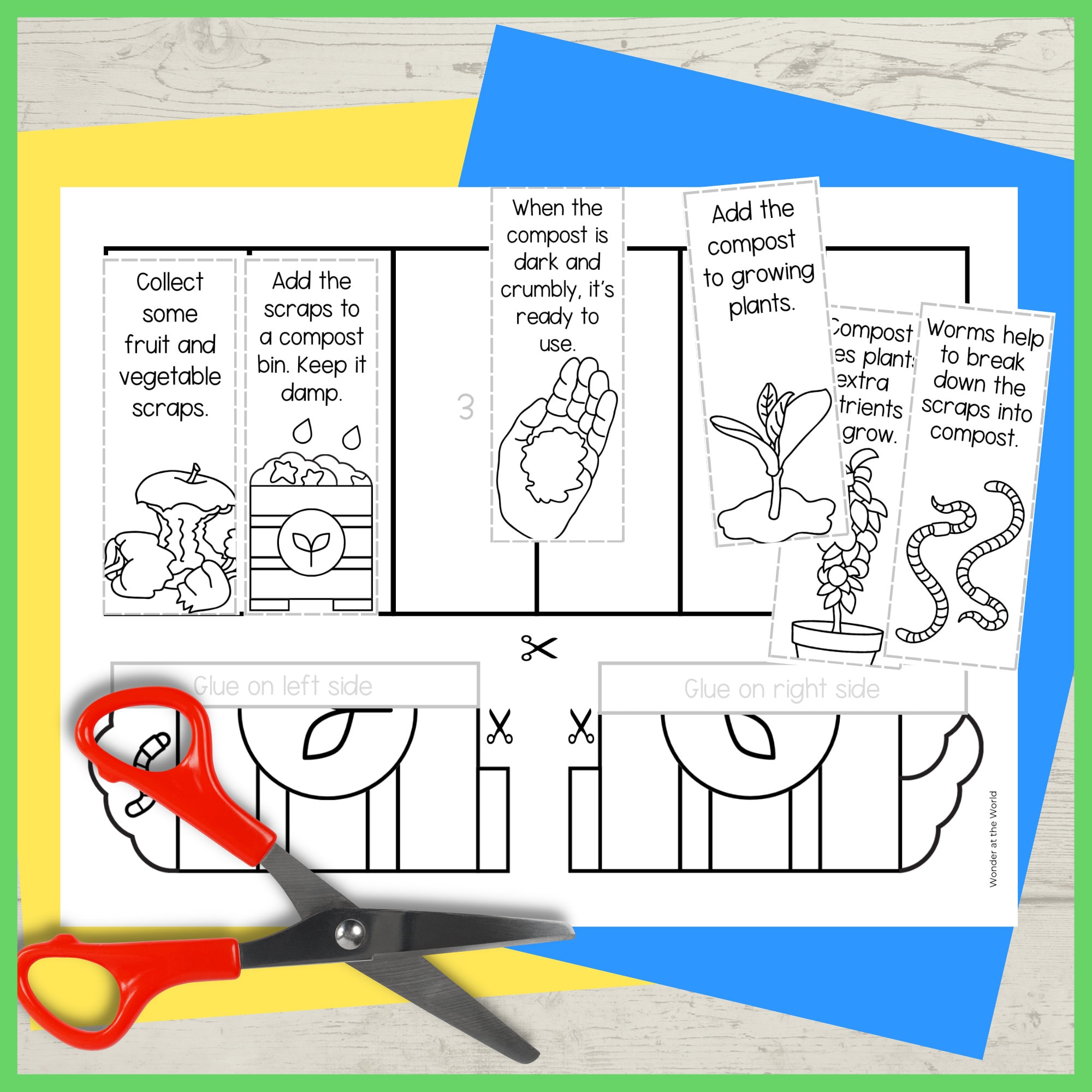 Soil Foldout Activities for Teaching Layers of Soil, Composting and ...