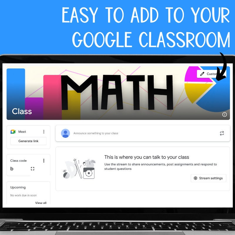 Math Animated Google Classroom Headers Banners for Math - Etsy