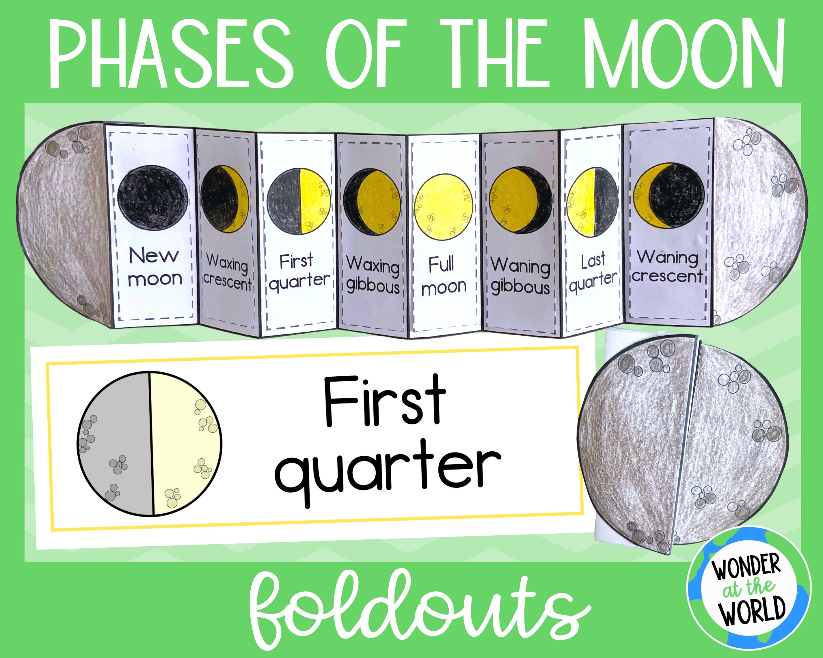 Moon Phases Foldable