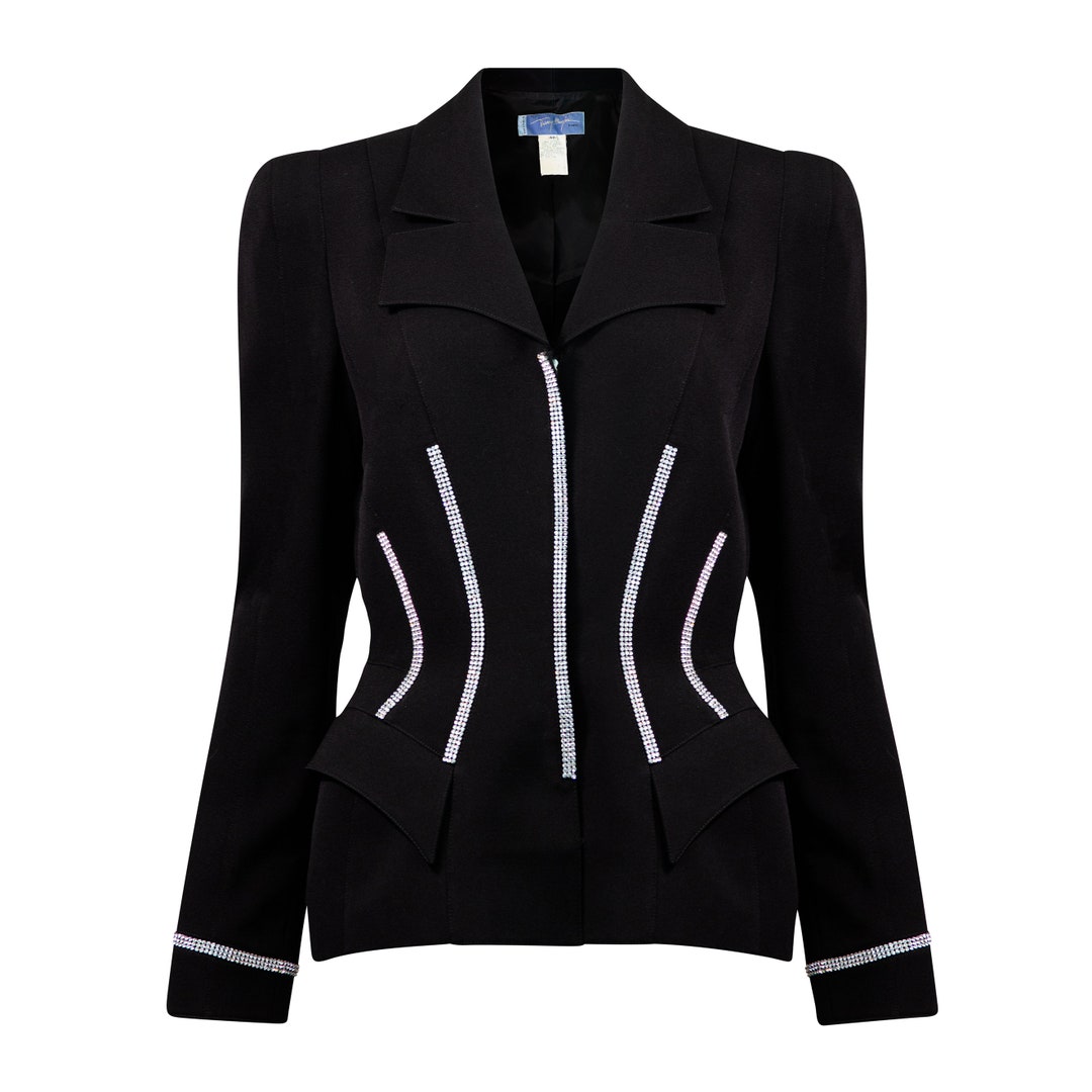 THIERRY MUGLER F/W 1998 Runway Blazer With Corset-line