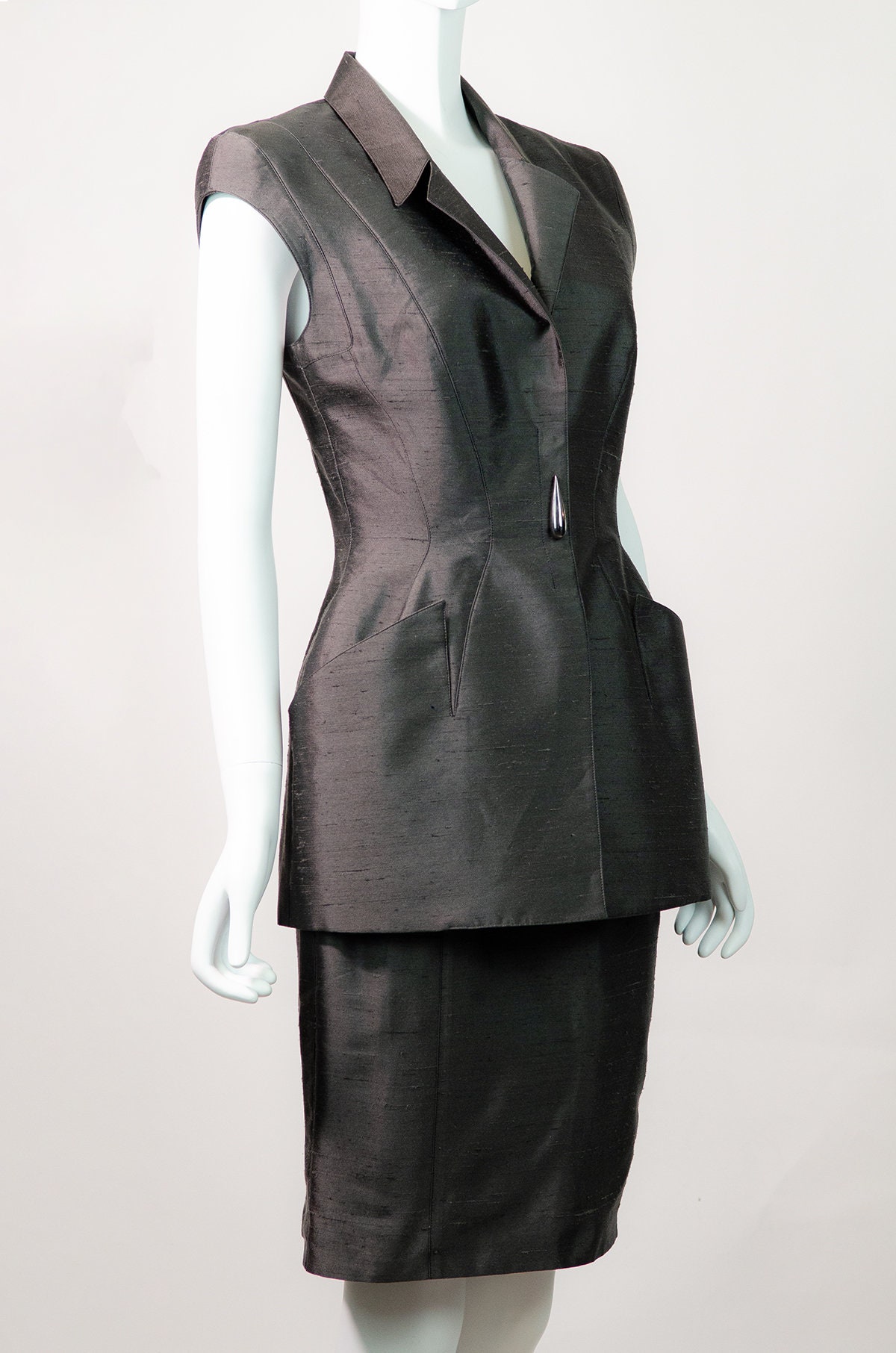 ティエリーミュグレーのビンテージスーツ Thierry Mugler Vintage 2000's Blazer - Blue Suiting