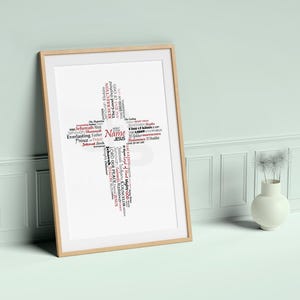 Names of God | Christian Digital Art png Download | Inspirational Bible Verse Wall Decor | Faith-Based Printable Bible Sketch Png