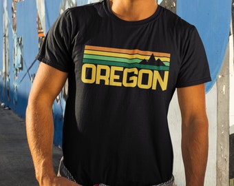 Oregon Shirt | Oregon State Shirt Oregon Tee Oregon T-Shirt Oregon Tshirt Retro Inspired Sunset Shirt Oregon Native Portland Oregon Gift