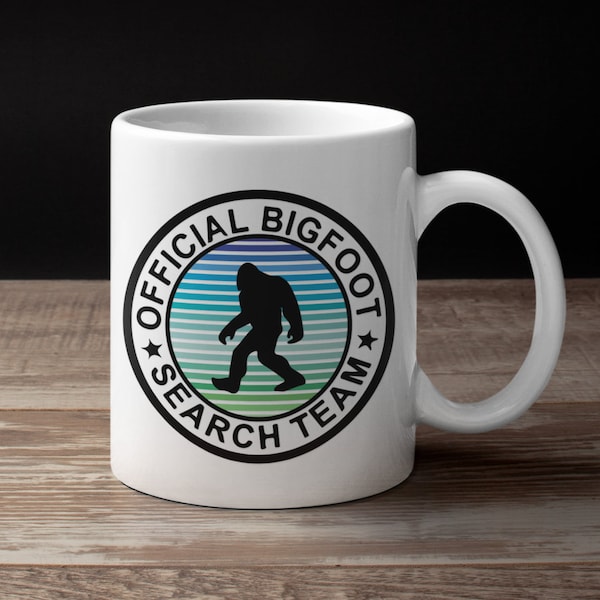 Bigfoot Search Team Mug | Sasquatch Hiking Camping PNW Mug