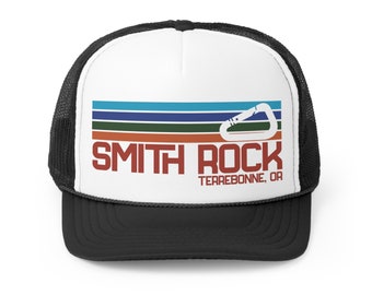 Smith Rock Trucker Hat | Smith Rock Hat Smith Rock State Park Hat Rock Climbing Hat Rock Climbing Trucker Hat Smith Rock Climbing Gift