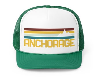 Anchorage Hat | Anchorage Trucker Hat Anchorage Alaska Hat Anchorage AK Hat Anchorage Gift Alaska Trucker Hat