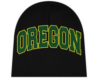 Oregon Baby Hat | Oregon Baby Gift Oregon Infant Hat Baby Hat Oregon College Baby Hat Varsity Baby Hat