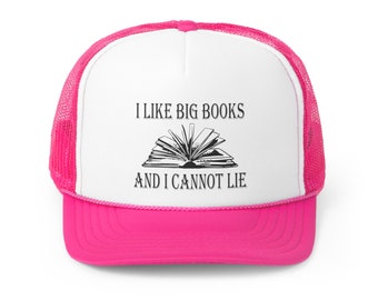 Bookish Hat | Book Lover Hat Reader Hat Books Hat Librarian Gift Librarian Hat Teacher Hat Teacher Gift Book Trucker Hat