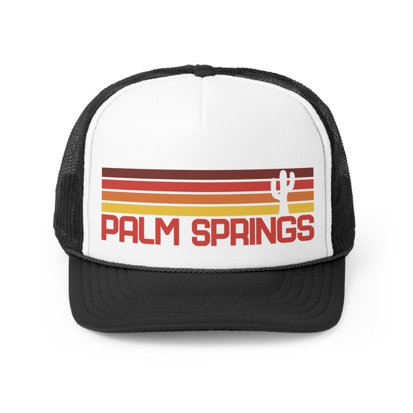 Palm Springs Hat | Palm Springs Trucker Hat Palm Springs Gift Palm Springs Gifts Palm Springs Hat Indio Hat California Hat Palm Springs Trip