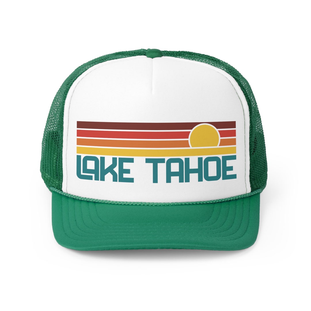 Lake Tahoe Hat Lake Tahoe Trucker Hat Lake Tahoe Gift Tahoe City Hat
