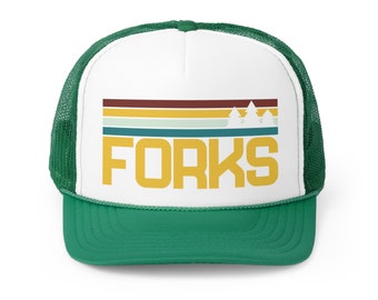 Forks Hat | Forks Trucker Hat La Push Hat Olympic Peninsula Gift Forks Washington Hat Forks WA Gift