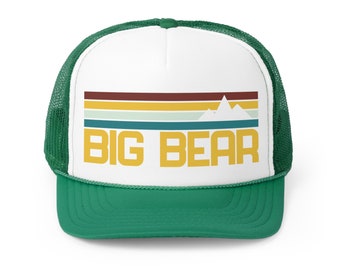 Big Bear Hat | Big Bear Trucker Hat Big Bear California Hat Big Bear CA Hat Big Bear Mountain Hat Big Bear Gift