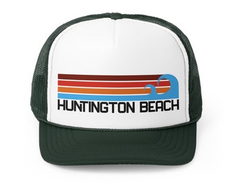 Huntington Beach Hat | Huntington Beach Trucker Hat Huntington Hat Huntington California Hat Huntington Gift Surf Hat Beach Gift