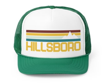 Hillsboro Hat | Hillsboro Oregon Hat Hillsboro Trucker Hat Hillsboro OR Hat Oregon Trucker Hat Hillsboro Gift Oregon Hat