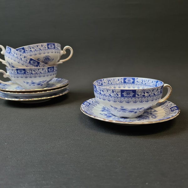 Seltmann Weiden Porzellan China Blau Teetasse