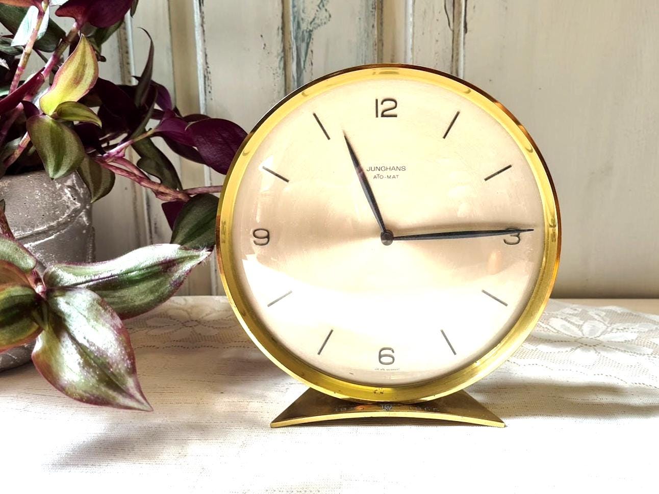 Alte Wanduhren Ersatzteile Junghans ATO MAT Lic Ato Tischuhr Ø17