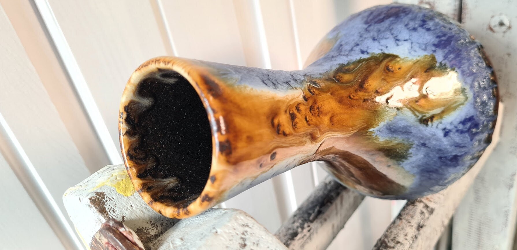 Dümler & Breiden Retro Fat Lava Ceramic H-25 Cm Vase 115/25
