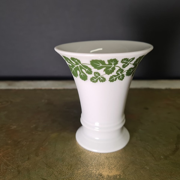 Fürstenberg Kleine Vase Porzellan Serie 'Rebe' Trompetenvase Tischvase Mini Vase