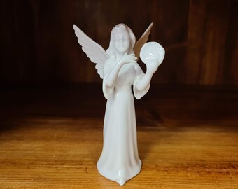 Stilarts Porzellan Engel Figur Porzellanfigur Porzellanengel Weihwasserengel 