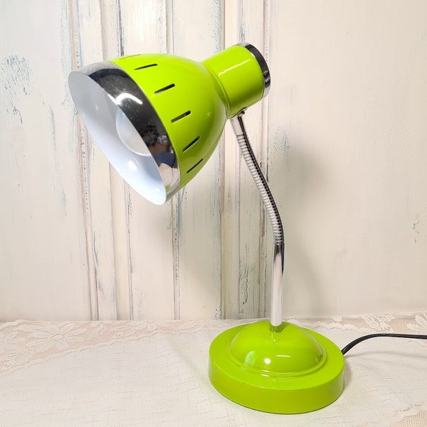 Retro Stil Grüne Tischlampe Schreibtischlampe Leuchte Tischleuchte