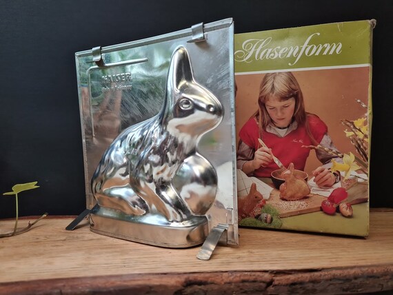 KAISER Baking Pan 17.5 Cm Rabbit Shape 2 part With Closure With Original Packaging Made in West Germany Etsy Australia
