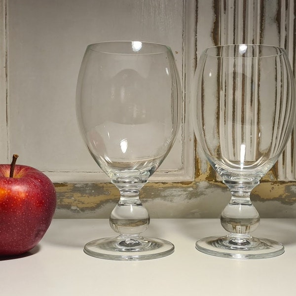 Set of 2 cocktail glasses, height 17.5 cm, cocktail glass, cocktail goblet, wine goblet, beer glass, dessert goblet