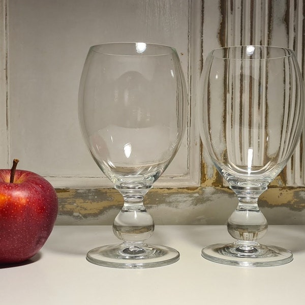 Lot de 2 verres à cocktail hauteur 17,5 cm, verre à cocktail, gobelet à cocktail, gobelet à vin, verre à bière, gobelet à dessert