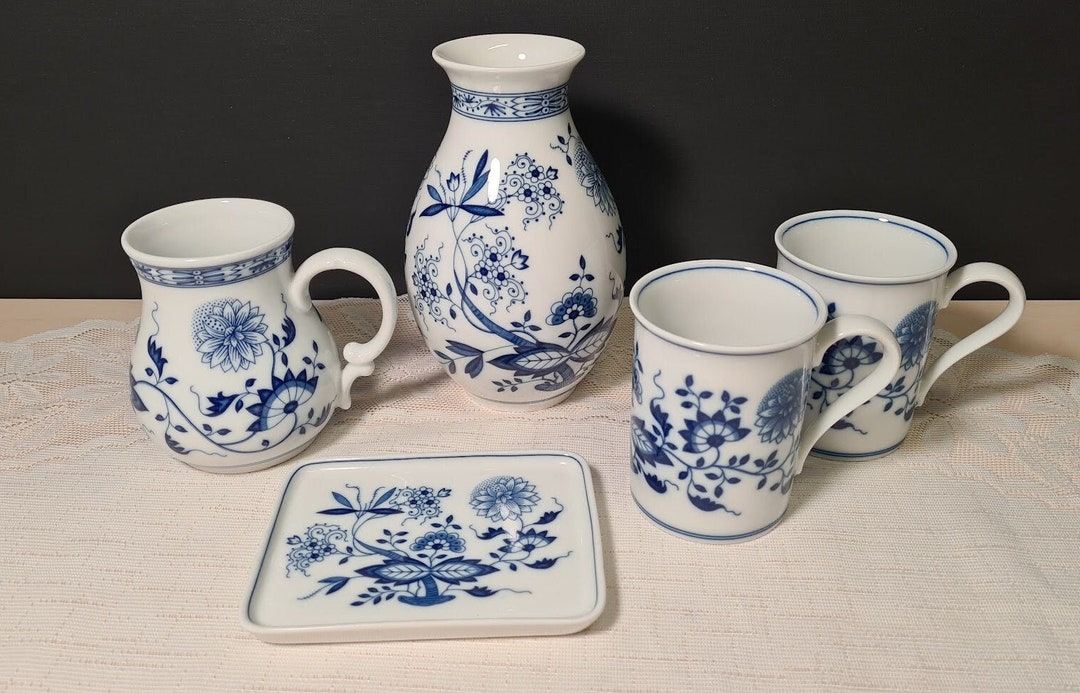Böhmischer Becher Mit Einem Henkel Original Bohemia Porzellan Aus Dubi
