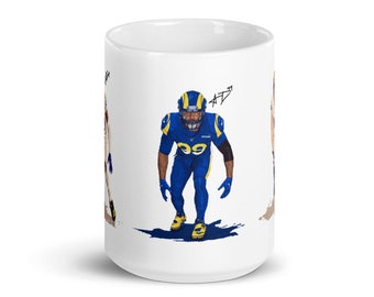 Mok Los Angeles Rams, aangepaste koffiemok, cadeau voor hem