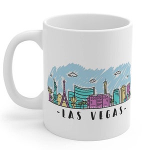 Las Vegas Coffee Mug,Nevada Coffee Mug,Coffee Lover,Vegas Coffee Mug, Vegas Coffee Cup,Souvenir Tourist Las Vegas Coffee Mug,Las Vegas Gift
