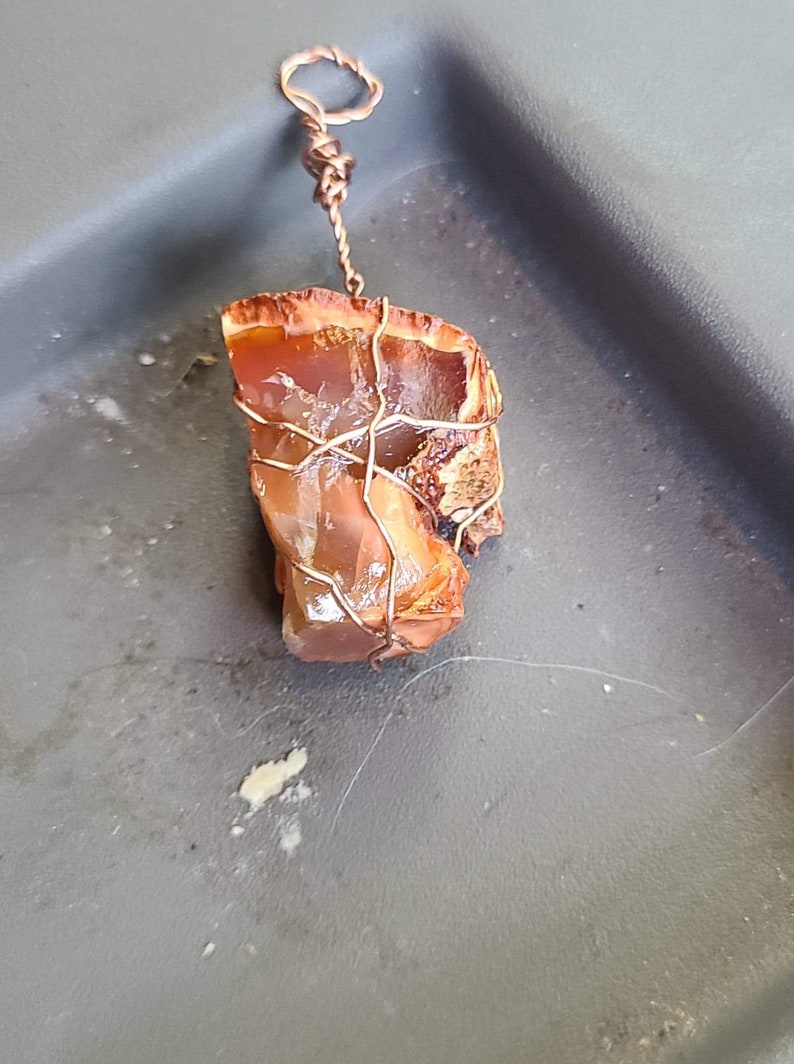 Polished Stone Necklace Opal