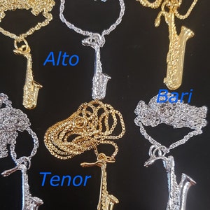 Colar de saxofone alto tenor barítono, pingente para instrumento de banda marcial e orquestra
