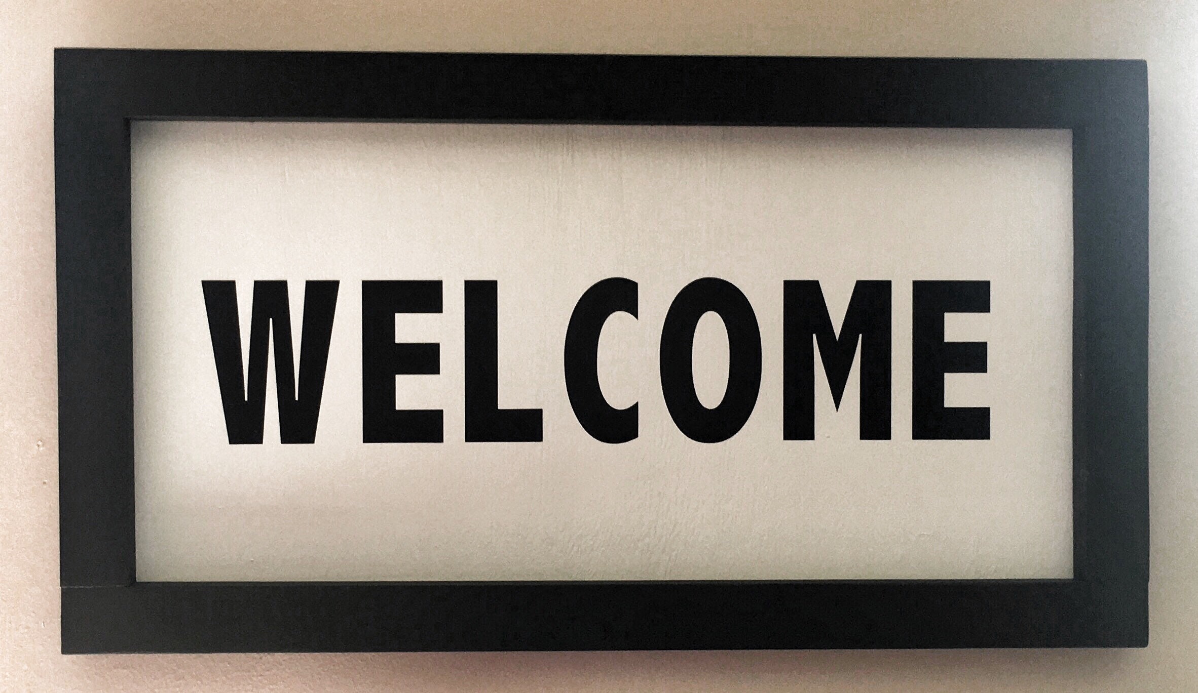 Sign Black & White Sign Black and White Etsy