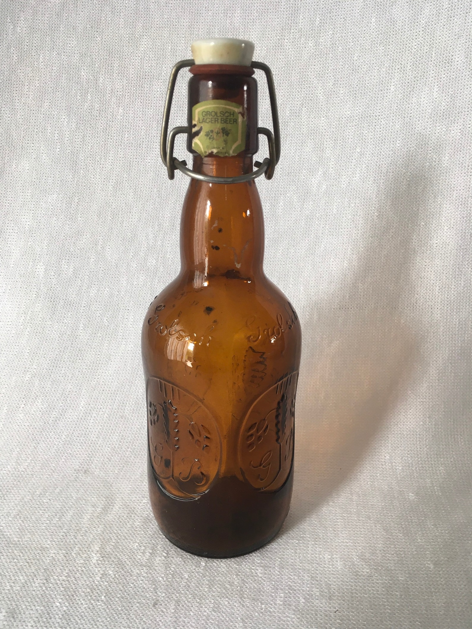 Vintage Grolsch Lager Beer Bottle Etsy Australia