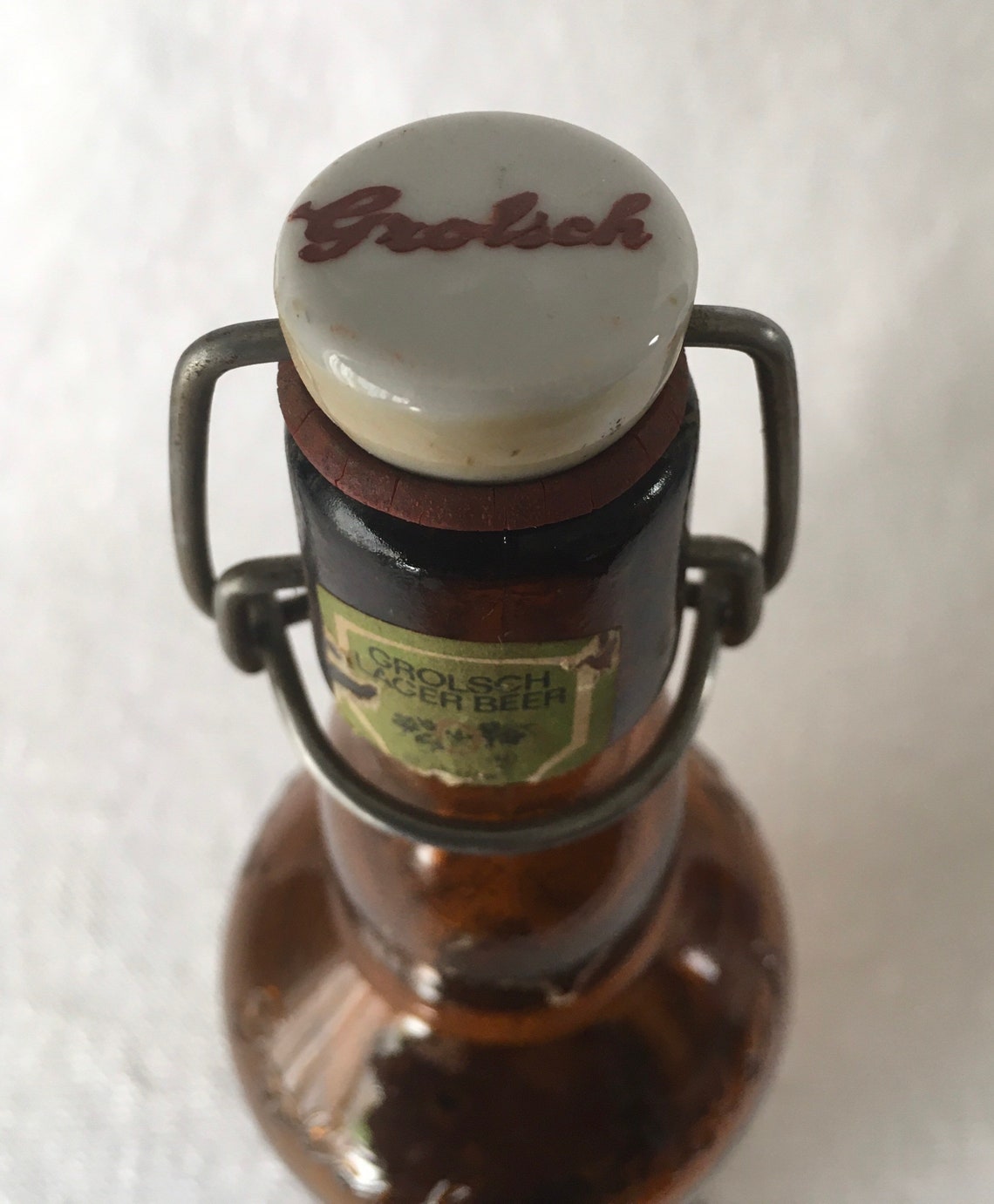 Vintage Grolsch Lager Beer Bottle Etsy
