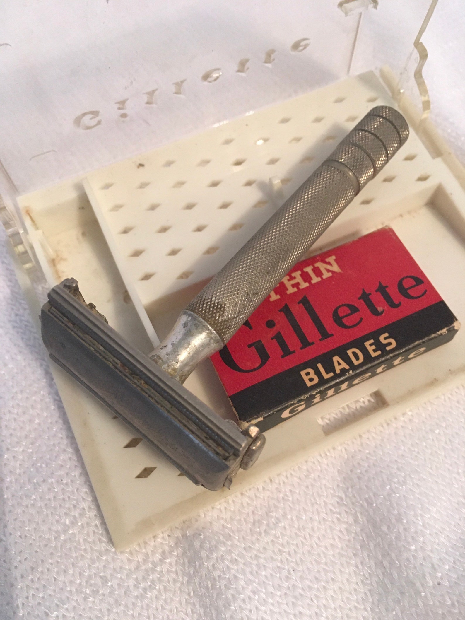 gillette travel razor vintage