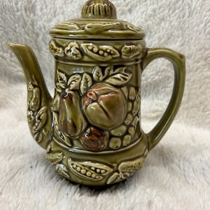 Antique Fruits and Vegetable Tea Pot