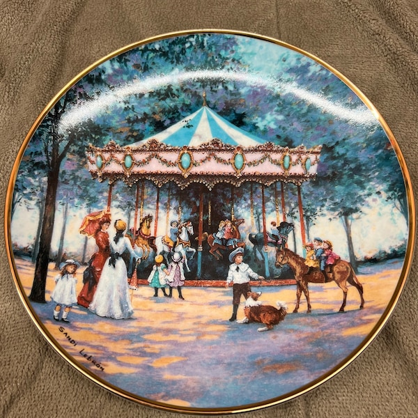 Franklin Mint “Carousel Memories” Collector Plate