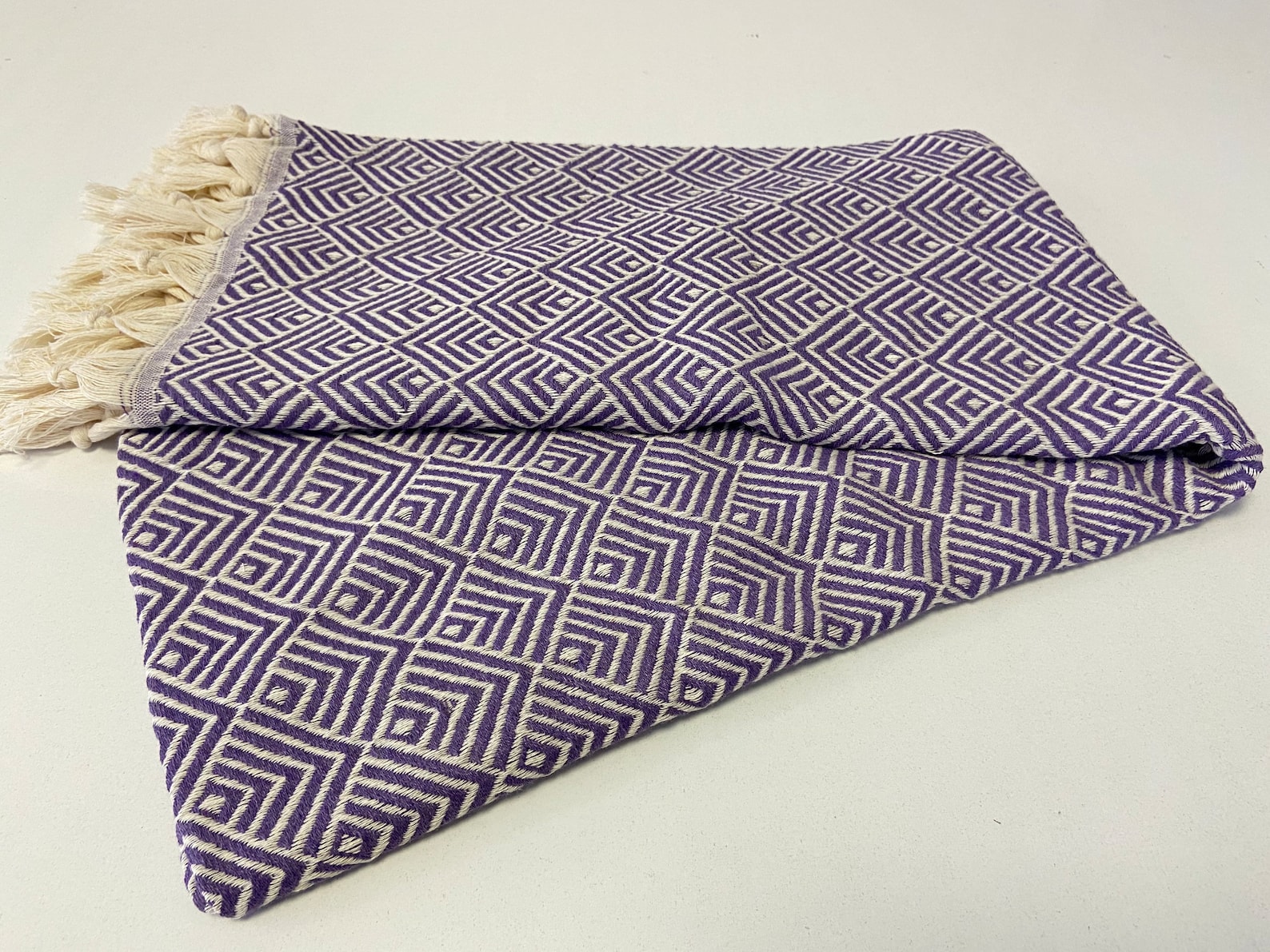 Organic Turkish Towel, Quick Dry Towel, Soft Towel, Thick Towel, Peshtemal Towel, Embroidery, Personalized Gift, Hammam Towel, Vintage Towel - Blue