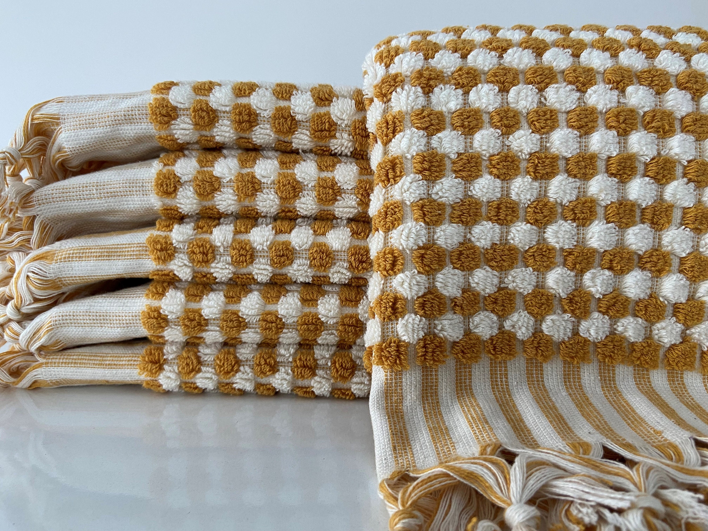 Mustard Organic Towel, Soft Towel 18x37, Personalized Towel, Hand Towel, Face Towel, Kitchen Towel, Guest Towel, Small Towel, Peshkir Towel