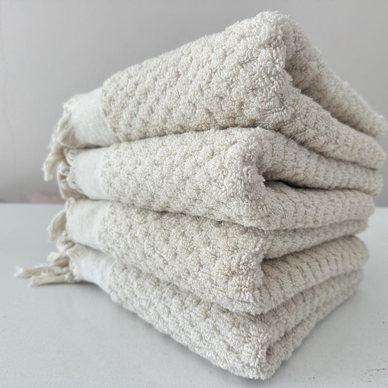 Ivory Linen Hand Towels - Etsy