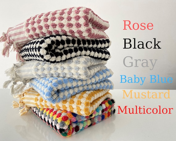Hand Towel 18x37, Organic Cotton Towel, Soft Towel, Personalized Towel, Kitchen Towel, Vintage Towel, Bath Towel, Thick Absorbent Towel